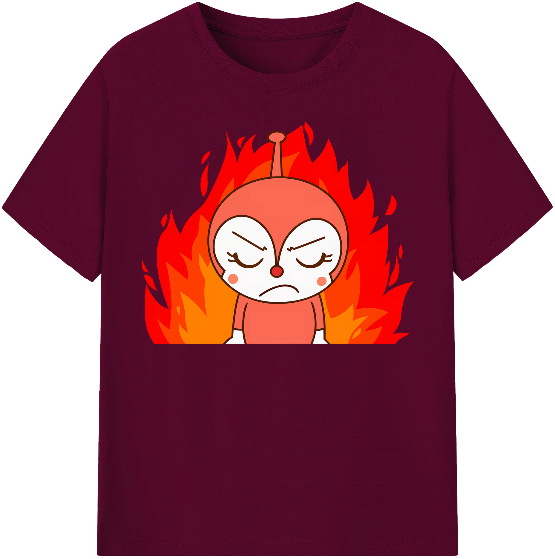 （画像用） アンパンマン Anpanman レディースカジュアルプリントTシャツ（綿100％）